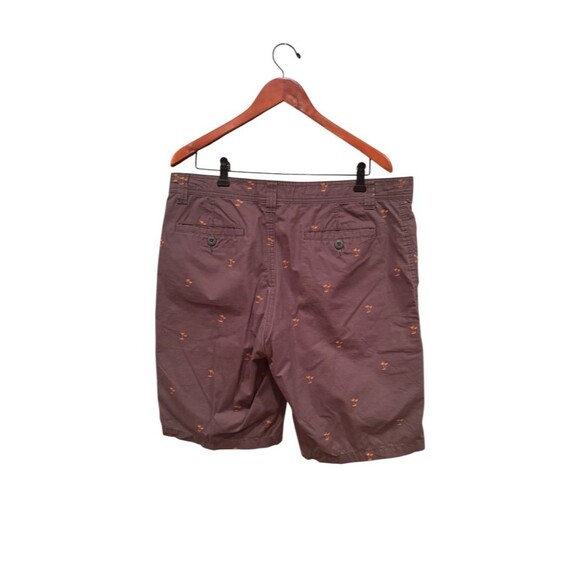 Cargo Supplies Men's Size 36 Brown Palm Tree Print Pants Style Casual Shorts - Picture 3 of 8